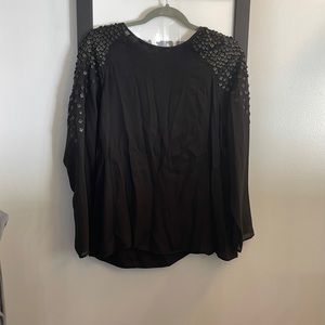 ZARA BLACK BLOUSE SIZE XL